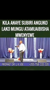 HA HA HA TANGAZO KWA ANAYESUBIRI ANGUKO LAKO | Dr. L.A Joe