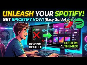 How to Get CUSTOM Themes on Spotify (Spicetify Tutorial 2026)