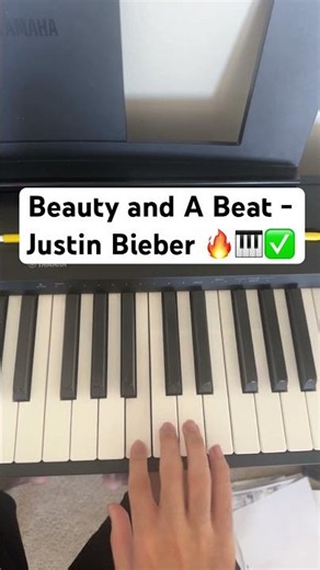 BEAUTY AND A BEAT - JUSTIN BIEBER TUTORIAL FOR BEGINNERS! #pianotutorial #donnermusic
