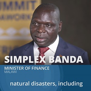 As climate change worsens, Malawi faces more extreme floods and dry spells, but "#IDA21... provides hope for our country because the resources that come from IDA will help us build and rebuild.”- Simplex Chithyola Banda, Minister of Finance and Economic Affairs in Malawi. #IDAWorks | IDA - World Bank Group