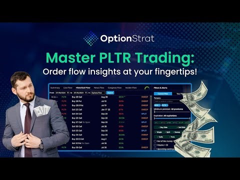 Look at PLTR on Order Flow