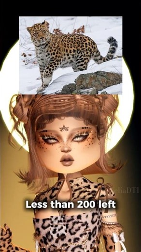 Endangered Animals in DTI❤️#dti #dresstoimpress #endangeredspecies #endangeredanimals #nature#shorts