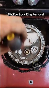 Fuel Filter Lock Ring DiY Removal No Special Tools #cartips #automotive #cardiy #carhacks #cartools