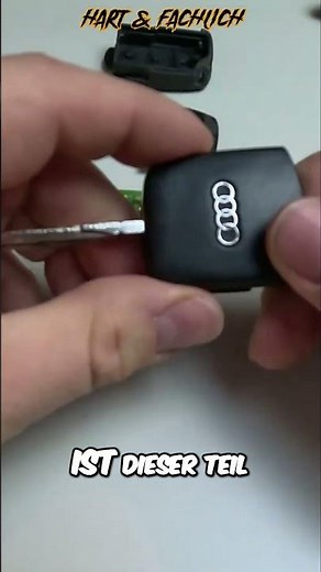 Audi Schlüssel reparieren: Transponder einfach selber tauschen! #shorts