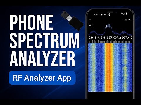 Turn Your Phone into a Spectrum Analyzer! RF Analyzer App FULL Tutorial