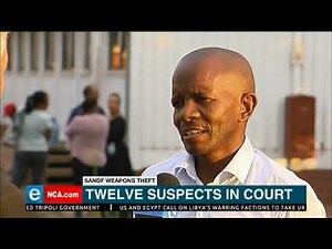 Twelve suspects are appearing in the Thaba Tshwane Military Court