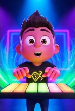 تعالوا شوفوا DJ Pulse، الدي جي اللي مولع الأجواء في عالم ثلاثي الأبعاد نيون!