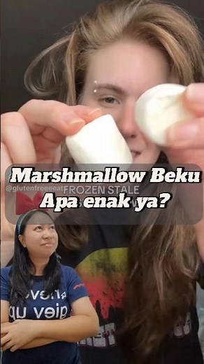 Frozen marshmallows?! Are they delicious? 🤔 #marshmallows #candy #marshmello #snacks #sweetfood