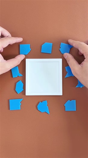 Can You Fit All Ten Puzzle Pieces Into the Frame?