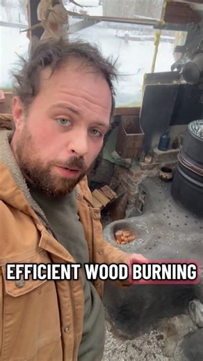 Spicebush Woodcraft on Instagram: "Words most efficient wood burning stove? This is a rocket mass heater and it’s what helps me get through the coldest months in Ohio to keep my lemons, limes and other exotic plants alive all winter long. Here’s how I built it. #ohio #foryou #homesteadersofinstagram #letsgrow #columbus #explore #greenhouse #rocketstove"