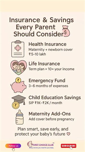Insurance and savings every parent should consider! | First Choice Club | Facebook