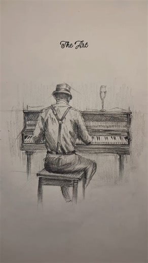 Pianist... #music #art #artandcraft #drawing