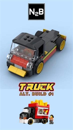 LEGO 60488 Alternate Build 1: HEAVY DUTY TRUCK! 🚛🍟 #shorts #lego