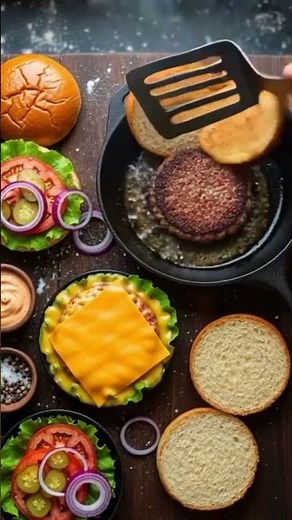 Making the Perfect Cheeseburger at Home | Ultimate Juicy Burger Recipe