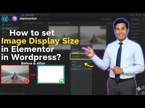How to set Image Display Size in Elementor in WordPress?