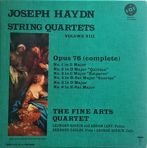 Joseph Haydn, The Fine Arts Quartet - String Quartets Volume VIII (Op.76 Complete)