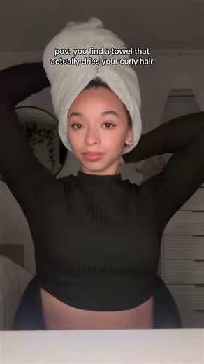 A Hair Towel for Curly Hair