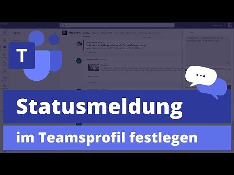 Teams – Statusmeldung festlegen 🇨🇭