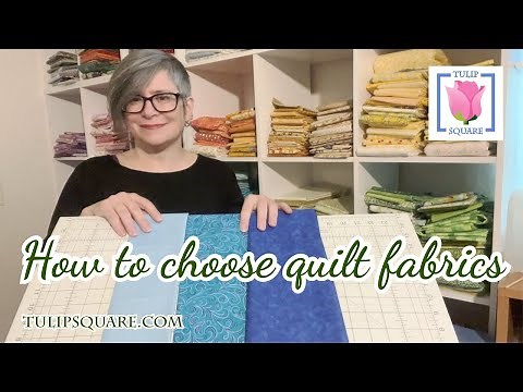 How to choose fabrics and colors for your quilt, quilted placemats or runners, or any sewing project