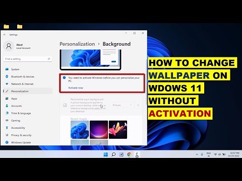 How to Fix You Need to Activate Windows Before You Can Personalize Your PC | Windows 11