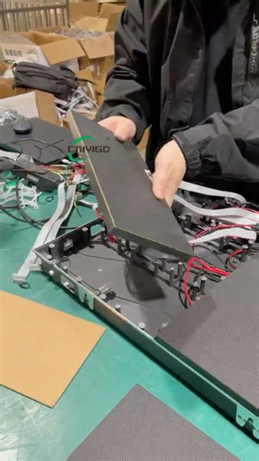 Install small-pitch LED screen #ledscreen #leddisplay #shorts