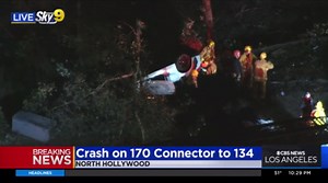 1 killed in multi-vehicle crash on 170, 134 Freeway connector