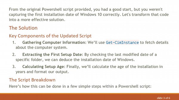How to List Computer System Information in Powershell, Exporting to CSV/Easily Readable Formats