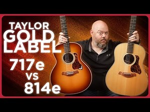 Comparing Taylor's New Gold Label Guitars | 814e vs. 717e Gold Label Acoustic Guitars