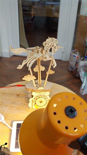 Motorising the Wooden Automata - Unicorn SHORT
