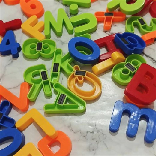 PreLovedToySpot | SOLD Magnetic Alphabets & Numbers • 78 pcs magnetic alphabets (upper and lower case), numbers and symbols in a jar for kids. • Includes... | Instagram