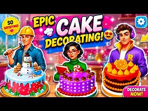 Most Satisfying Cake Decorating Game! 🎂 Amazing Cake Design ASMR Gameplay 😍