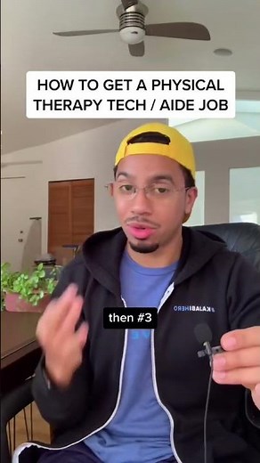 How to get a PT tech or PT aide job #physicaltherapy #physicaltherapyschool