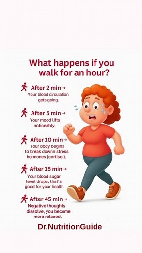 What Happens When You Walk for 1 Hour?