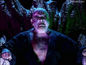 Master of Dungeon of Doom introduces Yeti @ WCW Monday Nitro 23.10.1995