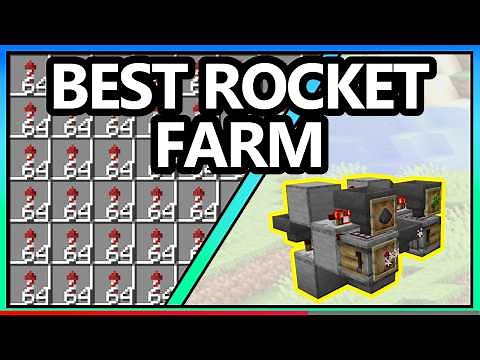 Minecraft Tutorial: EASY AUTOMATIC FIREWORK ROCKET FARM 🚀 | Fast & Efficient | 1.21 Update