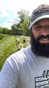 Daily fence check. #Chores #IowaKikoGoats #KikoGoats #GoatLife #FarmLife #RegenerativeFarming #BrushManagement #BabyGoats #SustainableFarming #HomesteadLife #GoatGenetics #Kikos #KiddingSeason #KikoBreed #SpringGoats #SpringTime #Goats #HabitatRestoration #Goatscaping | Iowa Kiko Goats