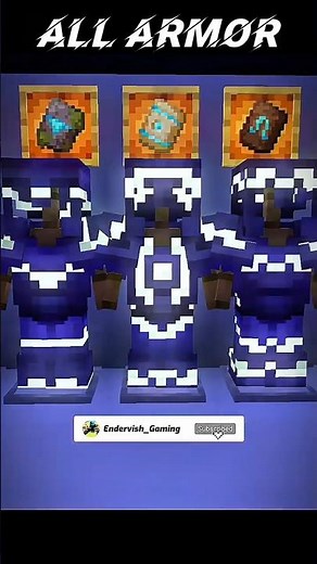 All 18 Minecraft Armor Trims in One Short!"*