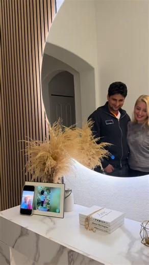 Busra Ozkan on Instagram: "✨ Turning memories into living moments with my @Homture_magicframe ✨ For Valentine’s Day, I love adding the Dreamy Couple AI effect to a special photo and watching our favorite memories come to life. It’s the most meaningful and unique gift to surprise someone you love 💖 Link in bio 🌸 🎁 Get yours here: https://amzn.to/4qhwDt5 💸 Use my promo code for a special discount: 7CD8RJJI #HomturePhotoFrame #AlMagicFrame #ValentinesGift #LovelnMotion"