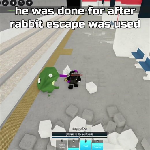 john rabbit in jjs #jujutsushenanigans #roblox #funnygames #jjkgame #short #shorts #fyp #fy
