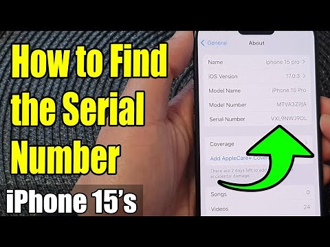 iPhone 15/15 Pro Max: How to Find the Serial Number