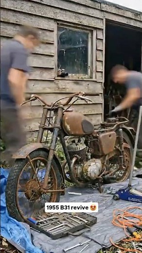 1955 Vintage BSA Motorcycle Revival! 😱
