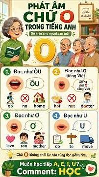nguyên âm O tiếng Anh #englishpronunciation #hoctienganh #hoctienganhchonguoilontuoi