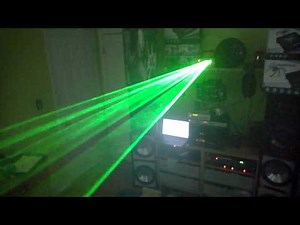 Chauvet Scorpion Dual laser on an Obey 10 DMX Controller