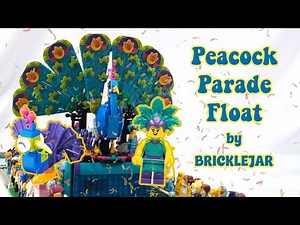 Turning LEGO Peacock into a PARADE FLOAT!
