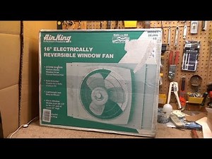 Air King 9155 16" 3-Speed Electrically Reversible Window Fan | Initial Checkout