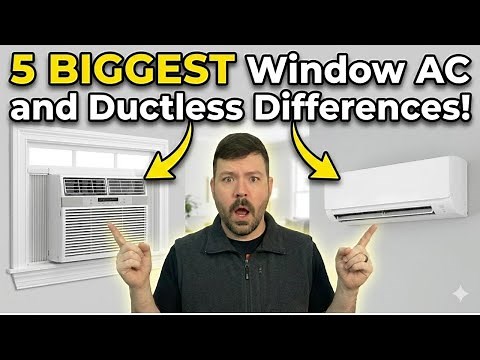 5 BIGGEST Window AC and Ductless Differences!