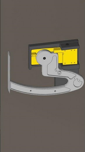 Lamborghini Door Hinges Mechanism (Mechanical Movement Part 125) #mechanism #animation