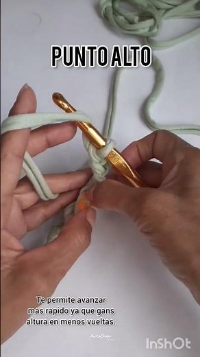 COMO SE HACE EL PUNTO ALTO- Curso Básico de Crochet
