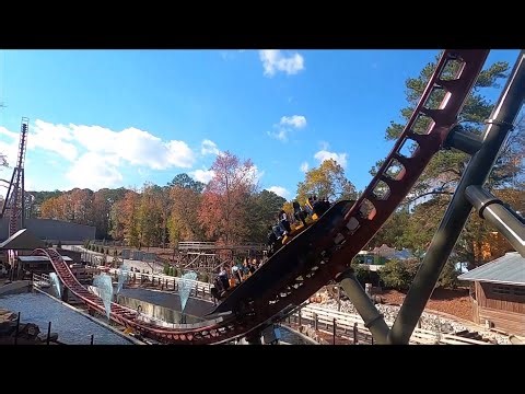 Back at Six Flags over Georgia, and my First Rides on Georgia Gold Rusher! + AF One Failure
