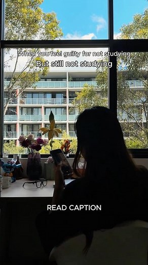 Feeling guilty for not studying —and still not studying